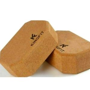 Kingfit Cork Yoga Blocks (set of 2)